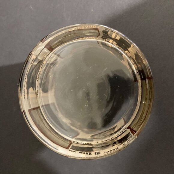 Vintage Roaring Twenties Silent Movie Low Ball Cocktail Glasses Set Of 4 - 10 Oz - Picture 6 of 8